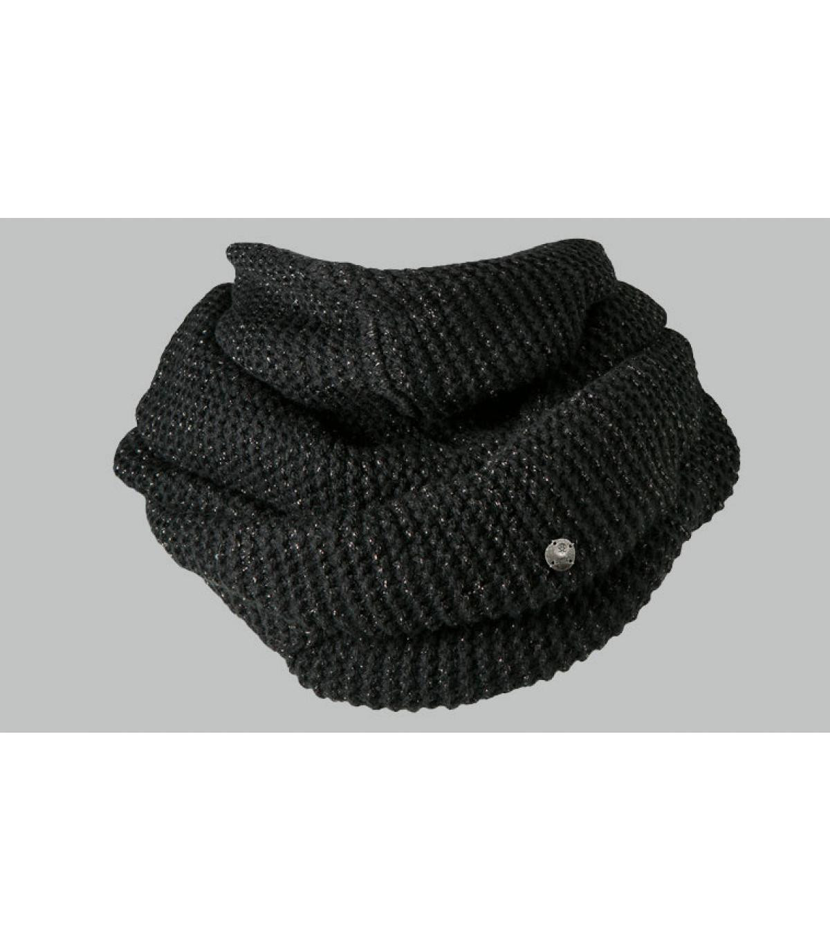 Winter creased snood Candice col black